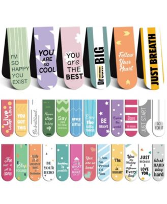 Inspirational Magnetic Bookmarks for Students Teachers