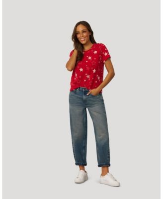 Cable & Gauge Women's Essential Printed Star Tee - Macy's