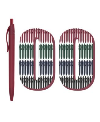  Click Pens Retractable Ballpoint Medium Point 100 Pack