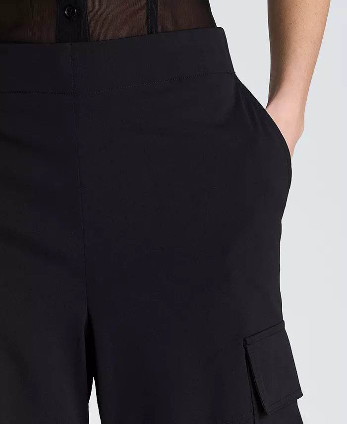 Women's Barrel Leg Cargo Pants - thumbnail 4