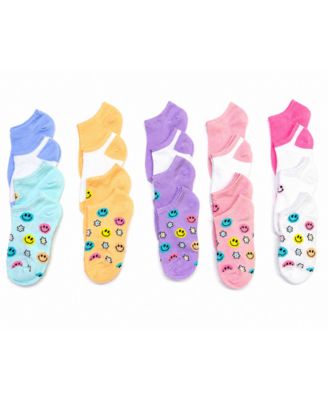 Girls' 4-8.5 Low Cut Socks, 20-Pack