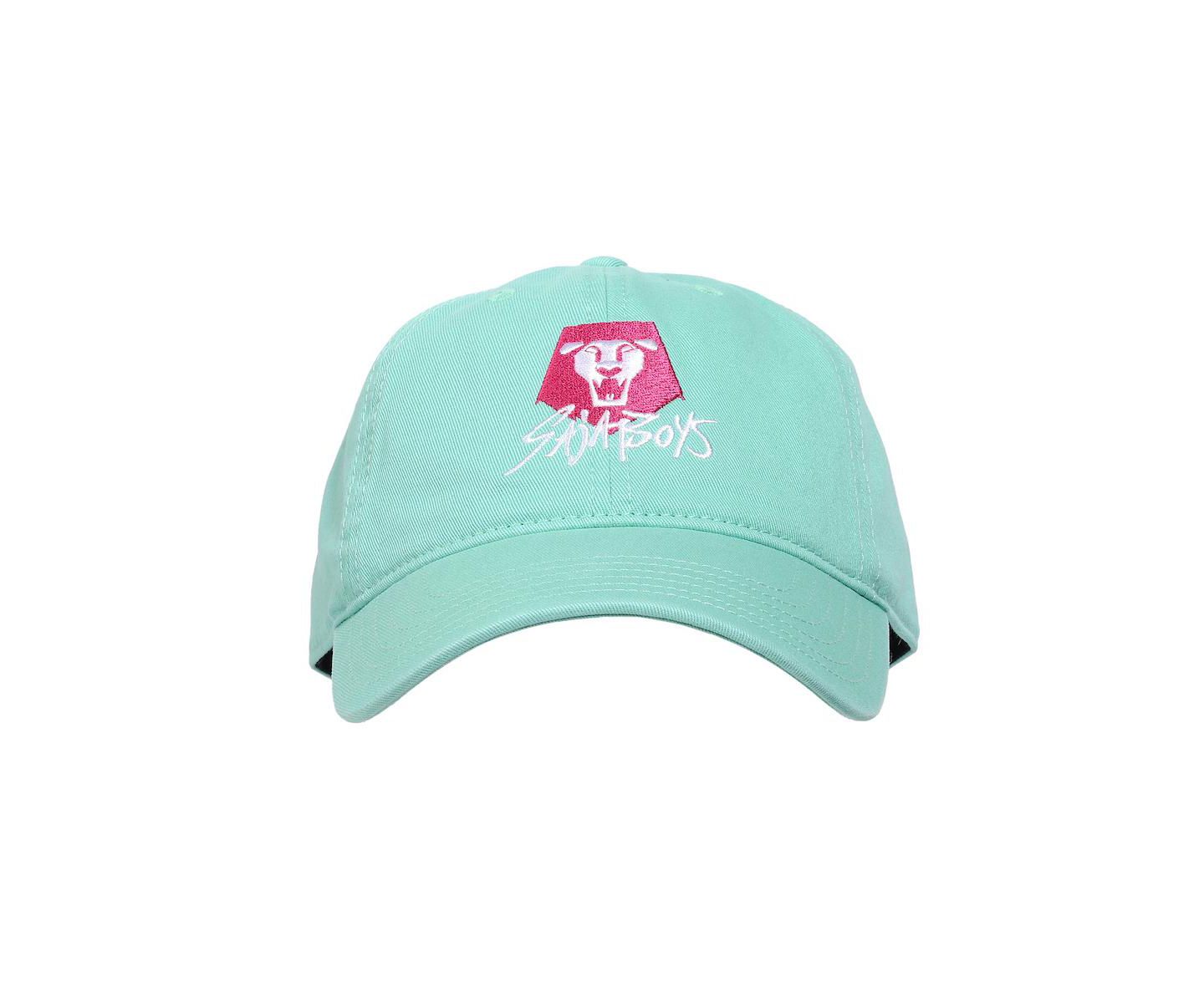 Мужской головной убор KPop Demon Hunters Saja Boys Artwork Hat (Teal), цвет: Зелёный — фото 2