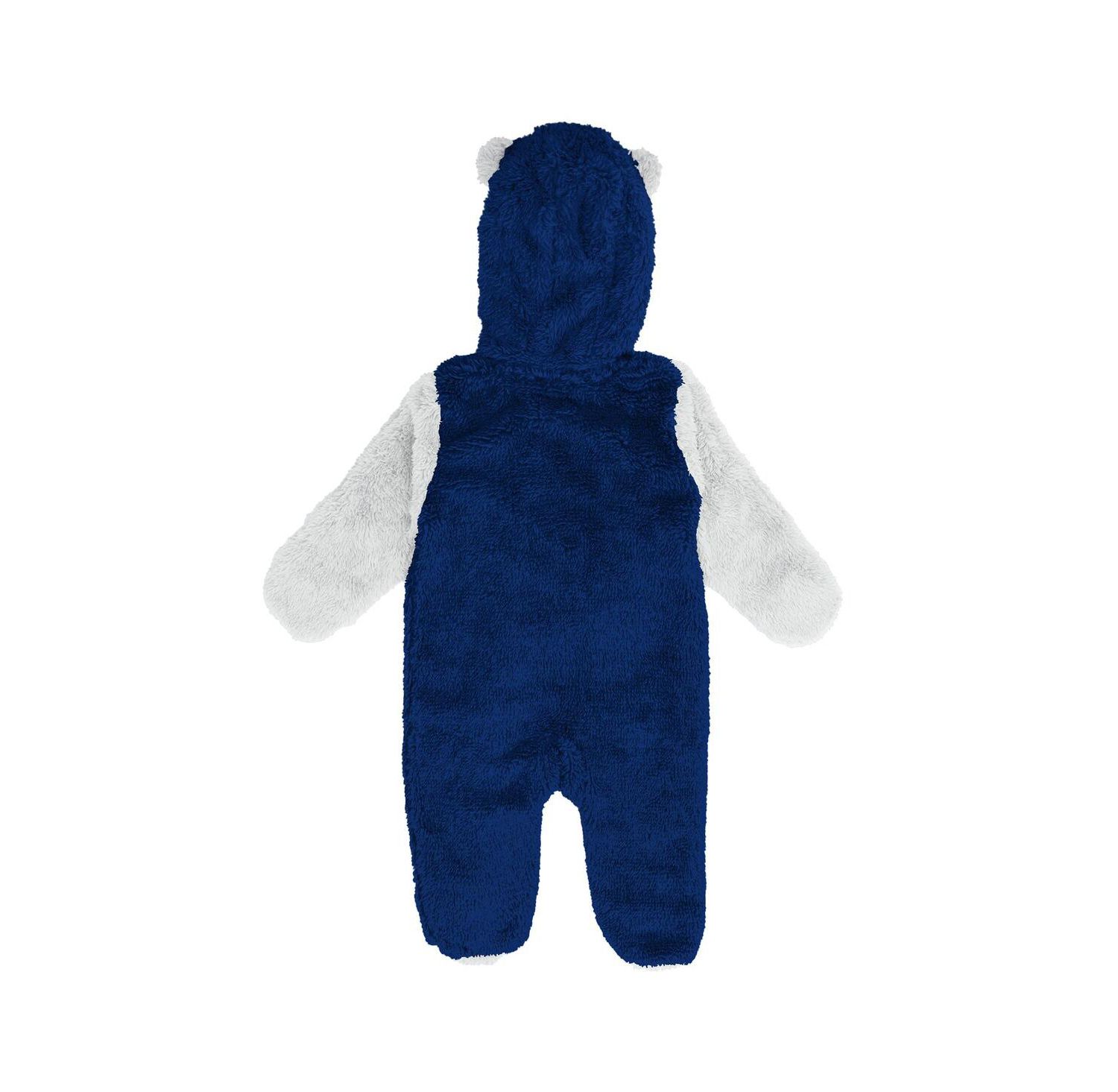 Baby Boys and Girls Blue Tampa Bay Lightning Stay Napping Fleece Bunting Full-Zip Hooded Sleeper