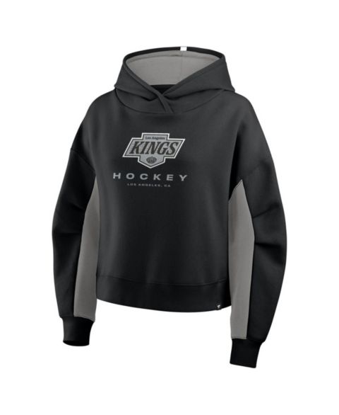 Женское худи Fanatics Los Angeles Kings Back Check прямого кроя, Black