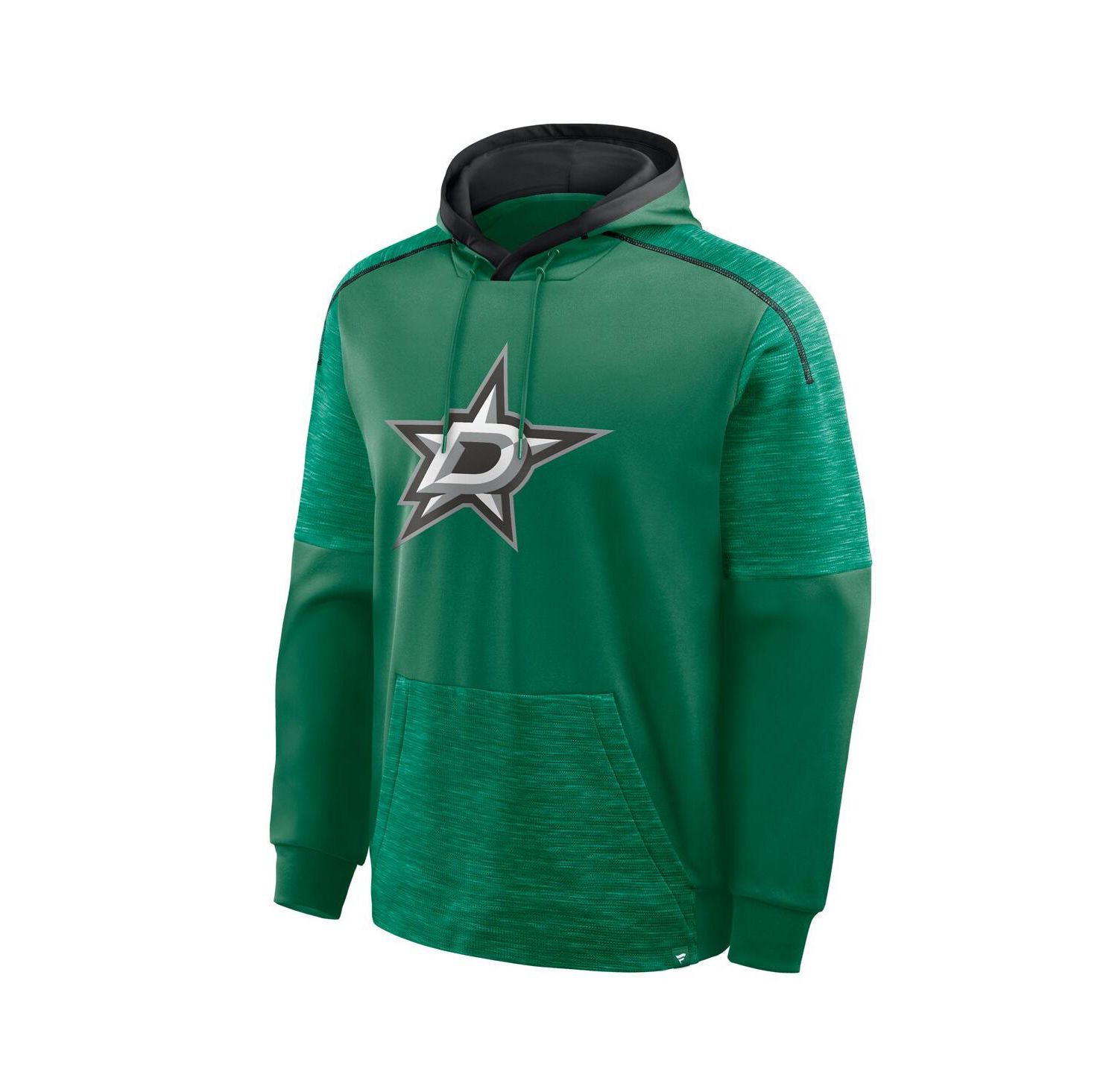 Men's Kelly Green Dallas Stars Goaltender Defender Pullover Hoodie
