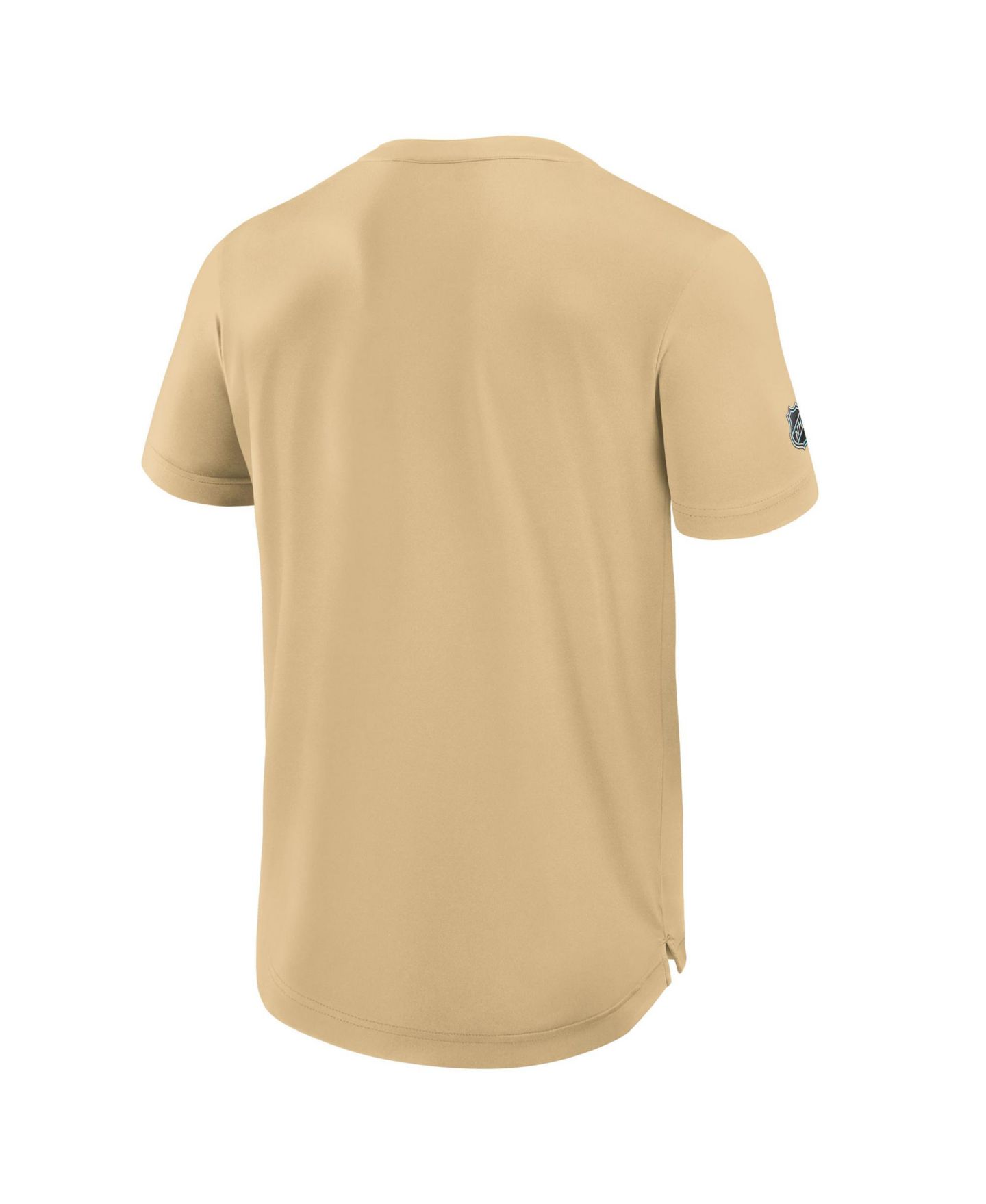Мужская футболка Fanatics Gold Vegas Golden Knights Authentic Pro Rink Tech — фото 2