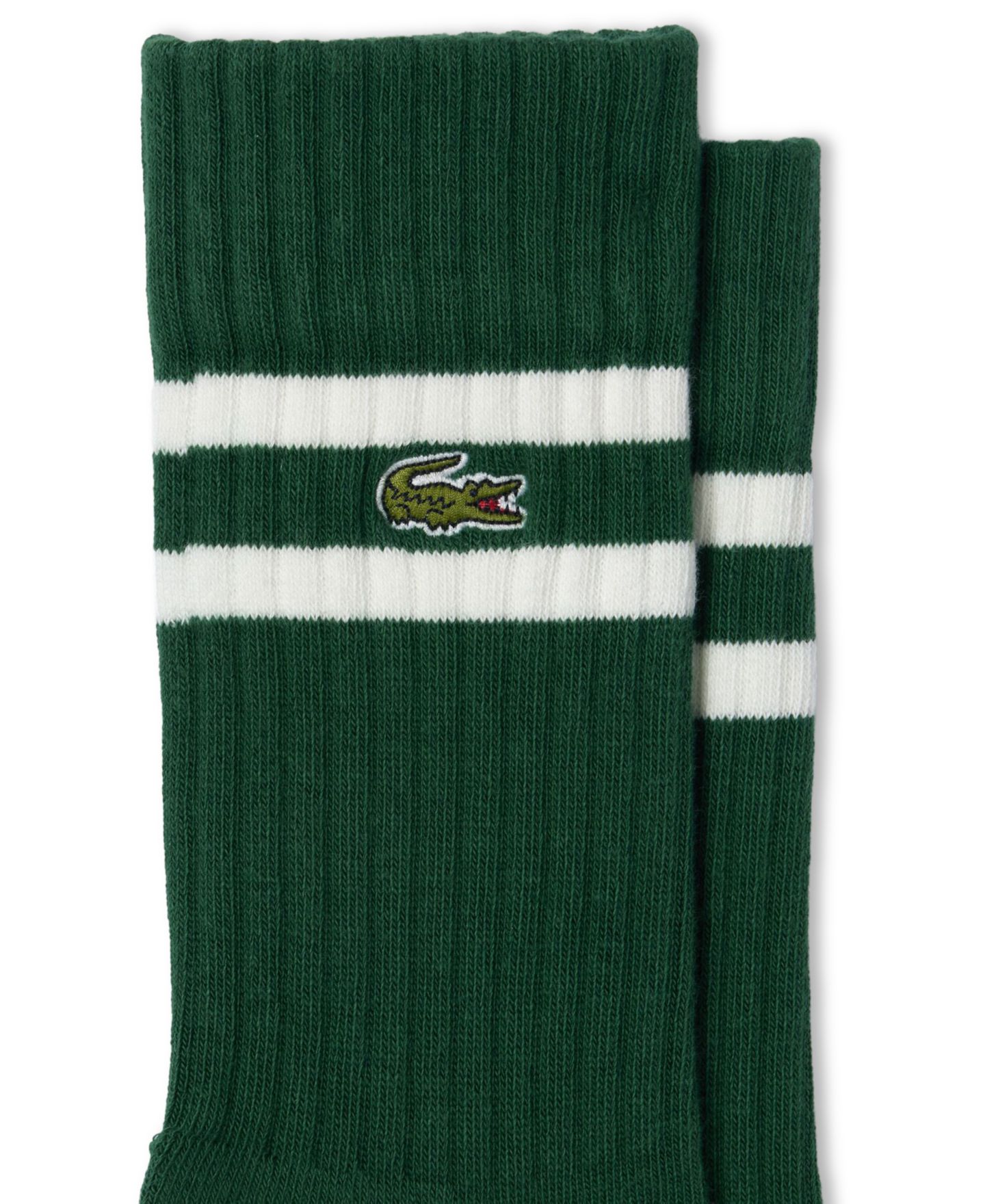 Носки для мужчин, средней высоты, 2 шт. — Lacoste, цвет: Зелёный — фото 3