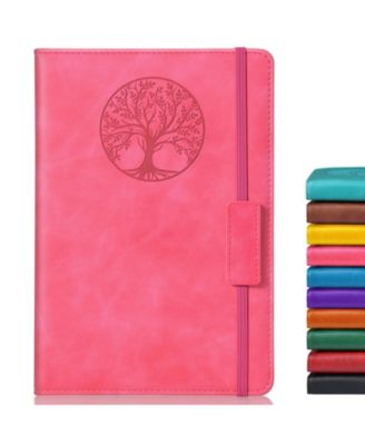 Lined Journal Notebook Hardcover Leather Ruled Writing Diary