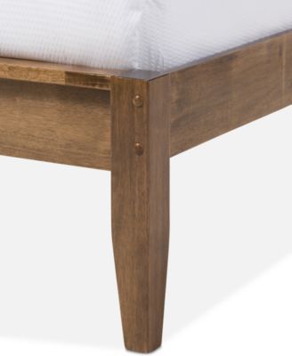 Sherlon Modern Queen Slatted Platform Bed