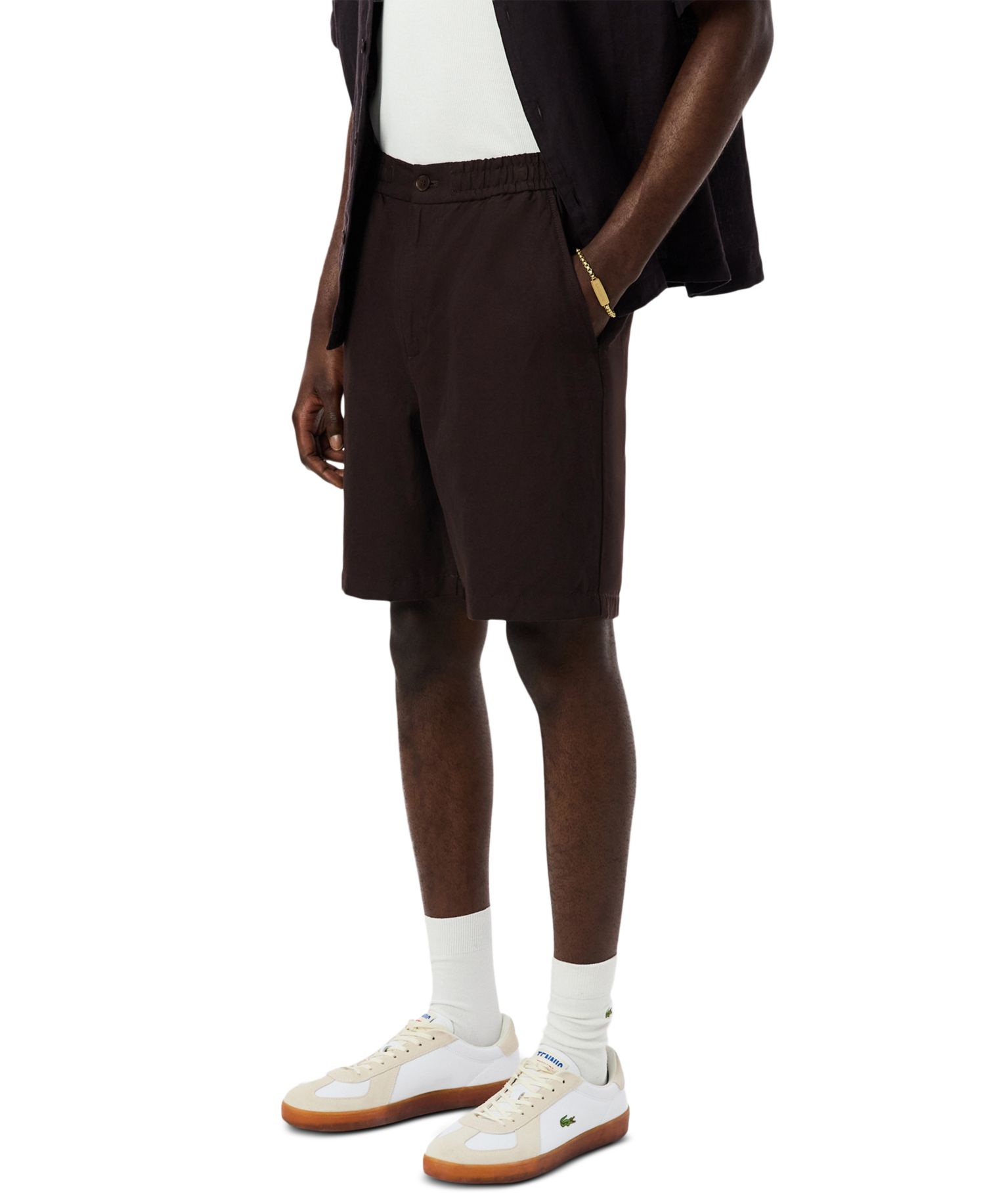 Men's Regular-Fit Elastic Waistband Shorts