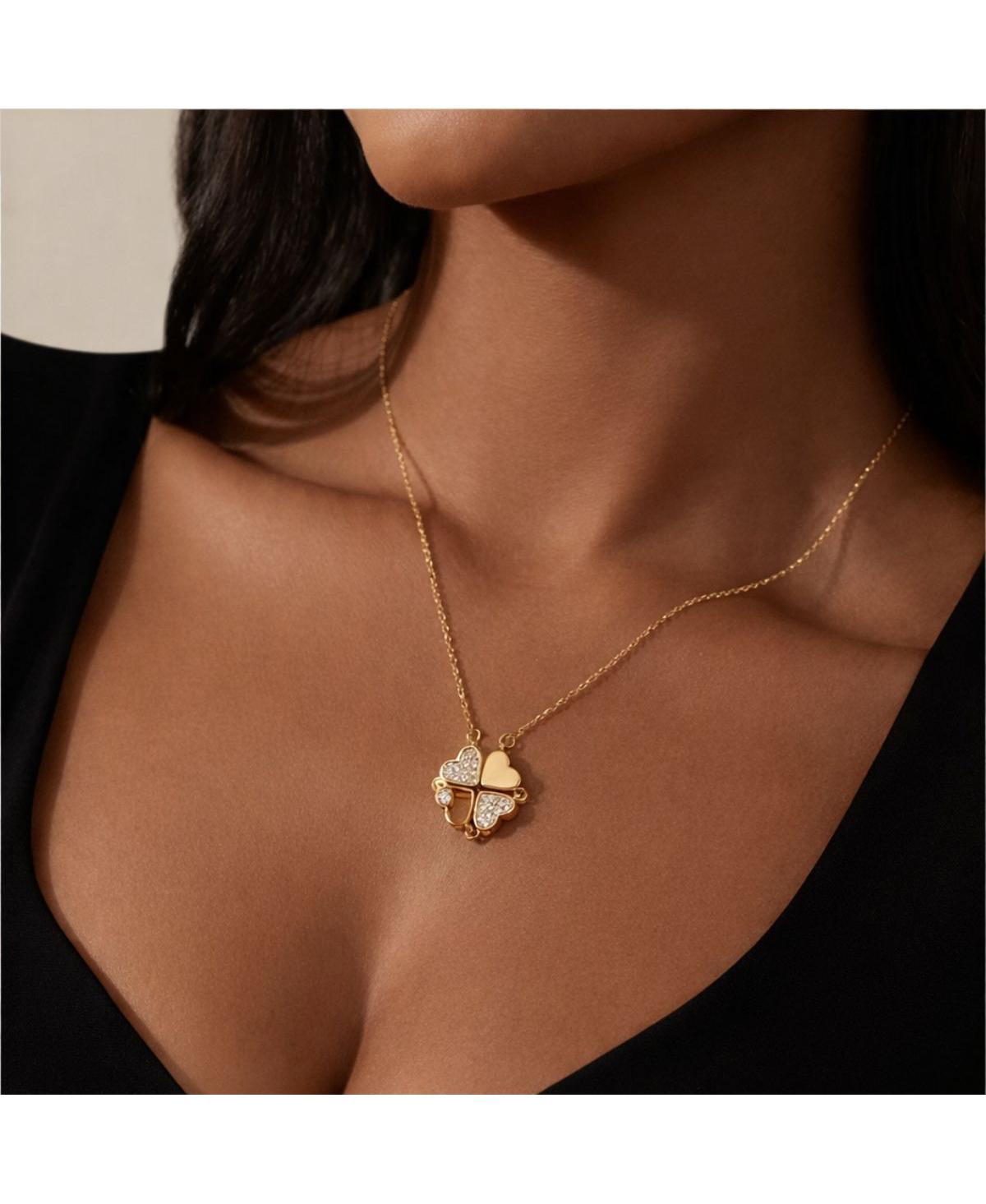 Rebl Jewelry Clover Pendant Necklace