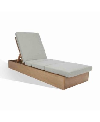 Vincent Wood Chaise Lounge Chair