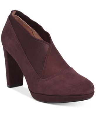 Clarks Artisan Women s Kendra Mix Suede Shooties Macy s