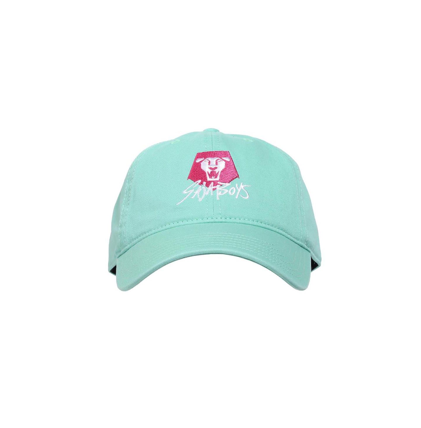 Мужской головной убор KPop Demon Hunters Saja Boys Artwork Hat (Teal), цвет: Зелёный — фото 7