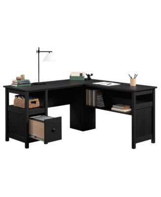 Dawson Trail L Desk, Raven Oak finish