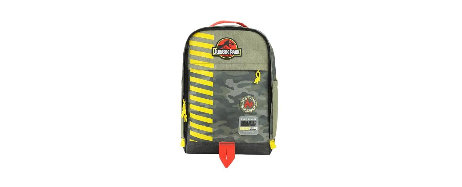 Logo 16" Tan and Camo Backpack