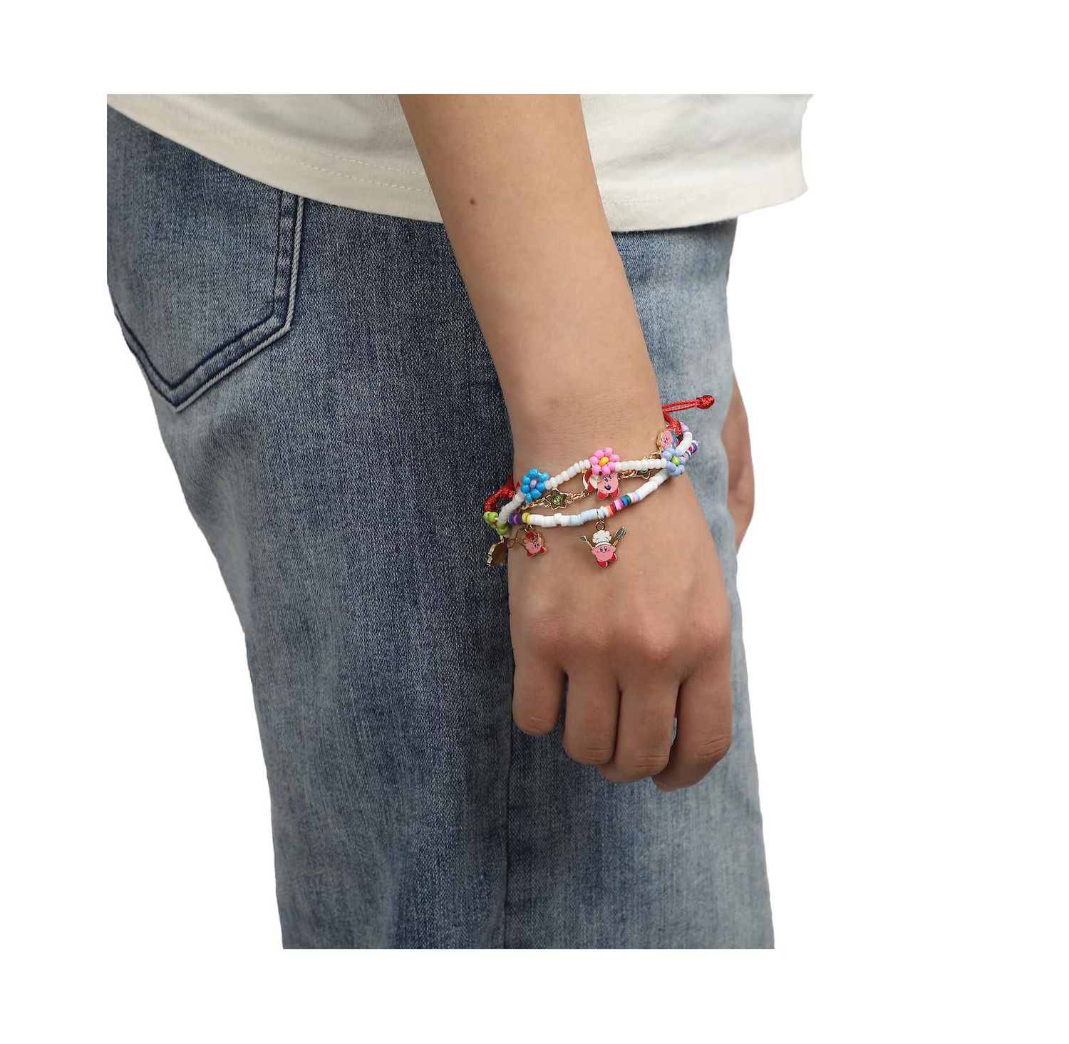 Kirby Copy Abilities 3-Pack Multi-Charmed Bracelet