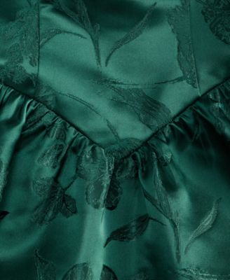b darlin hunter green dress B. Darlin Womens Plus Sequined Maxi Evening Dress Green 16W
