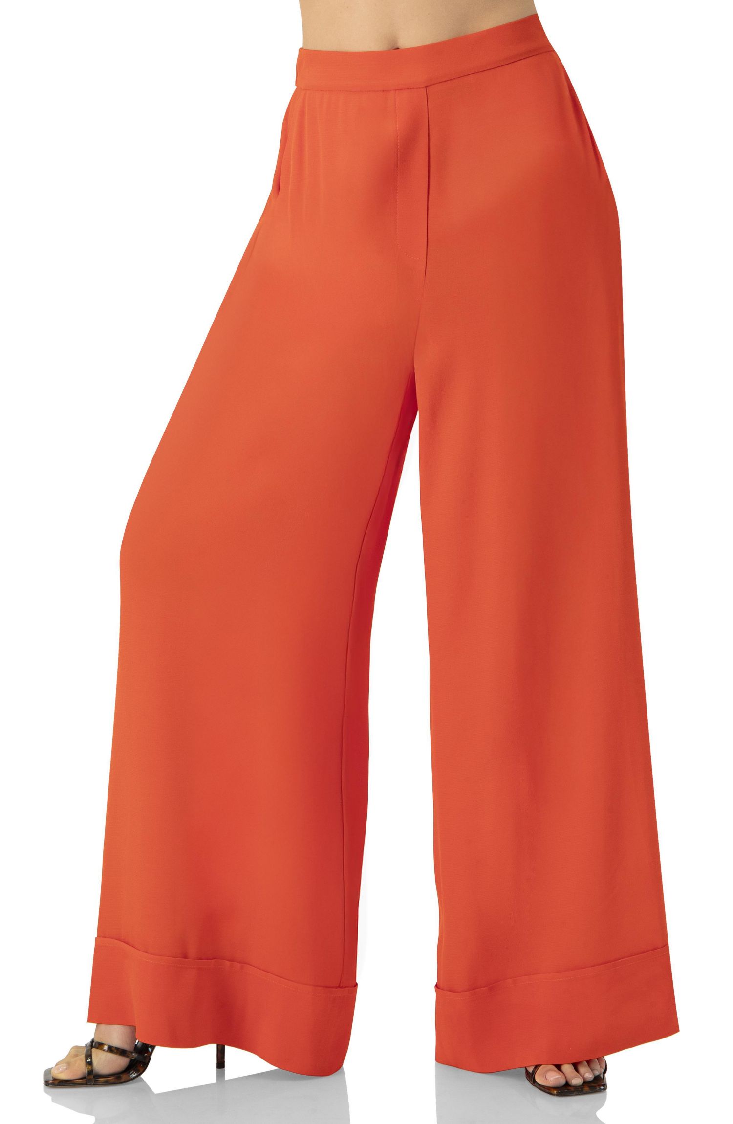 Women's Light Weight Wide-Leg Straight Pants