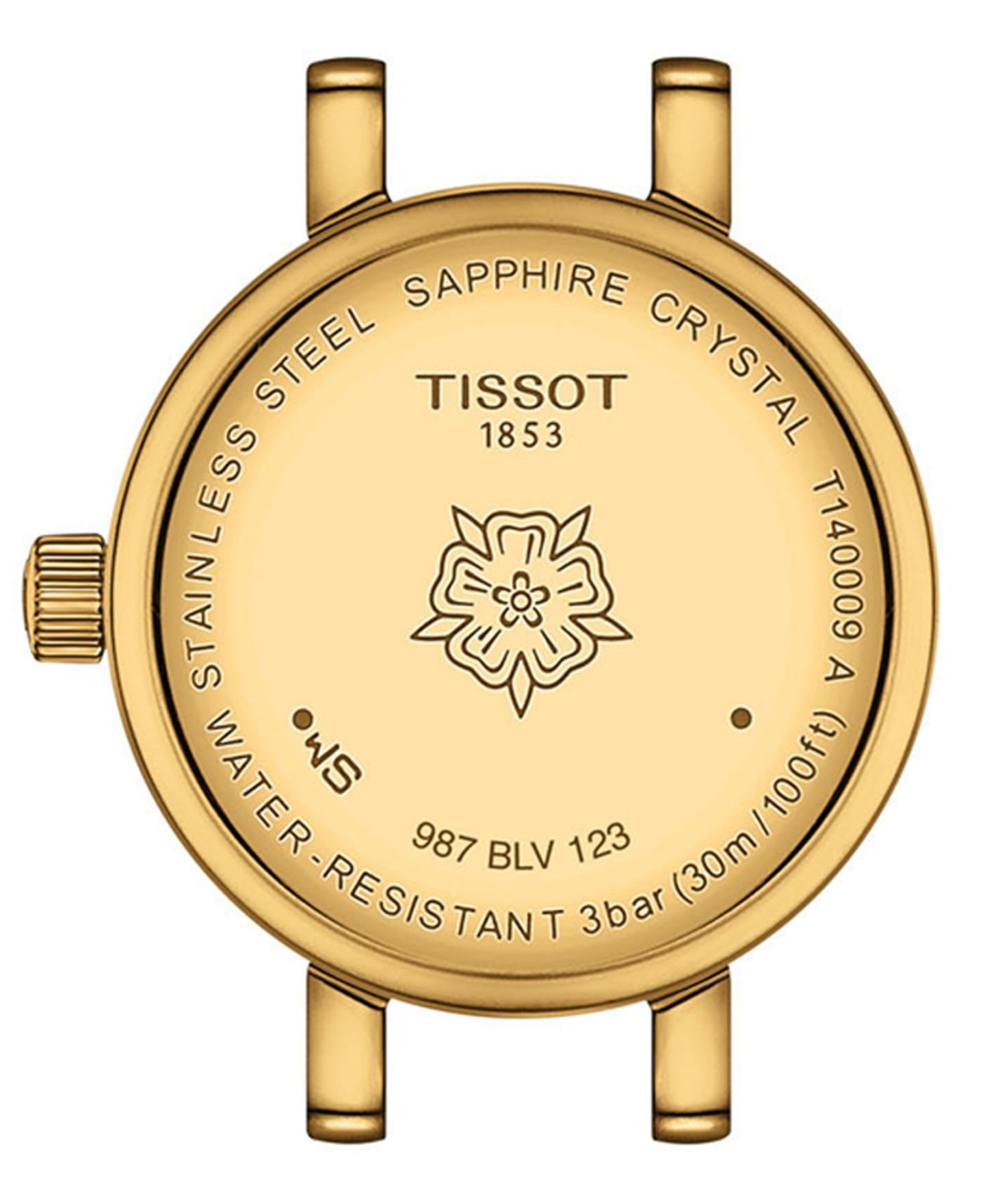 Женские часы Tissot Round Gold Stainless Steel Watch 19.5mm — фото 2