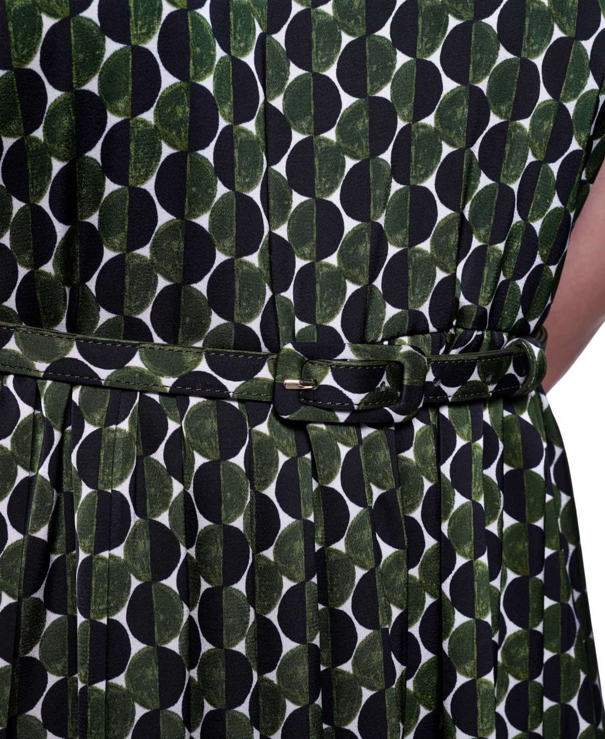 Karl Lagerfeld Paris Women's Printed Midi Dress