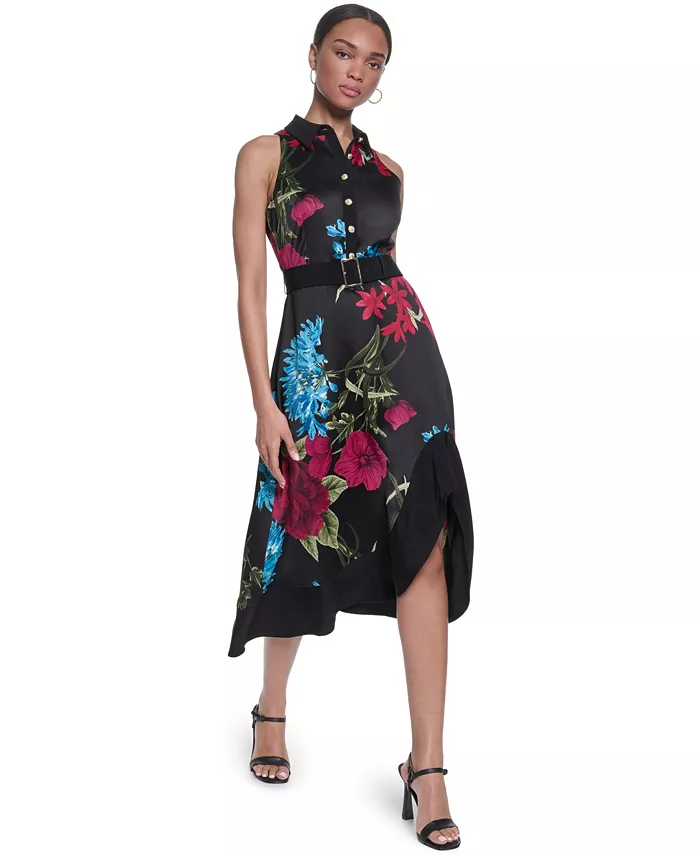 Women's Printed Midi Dress