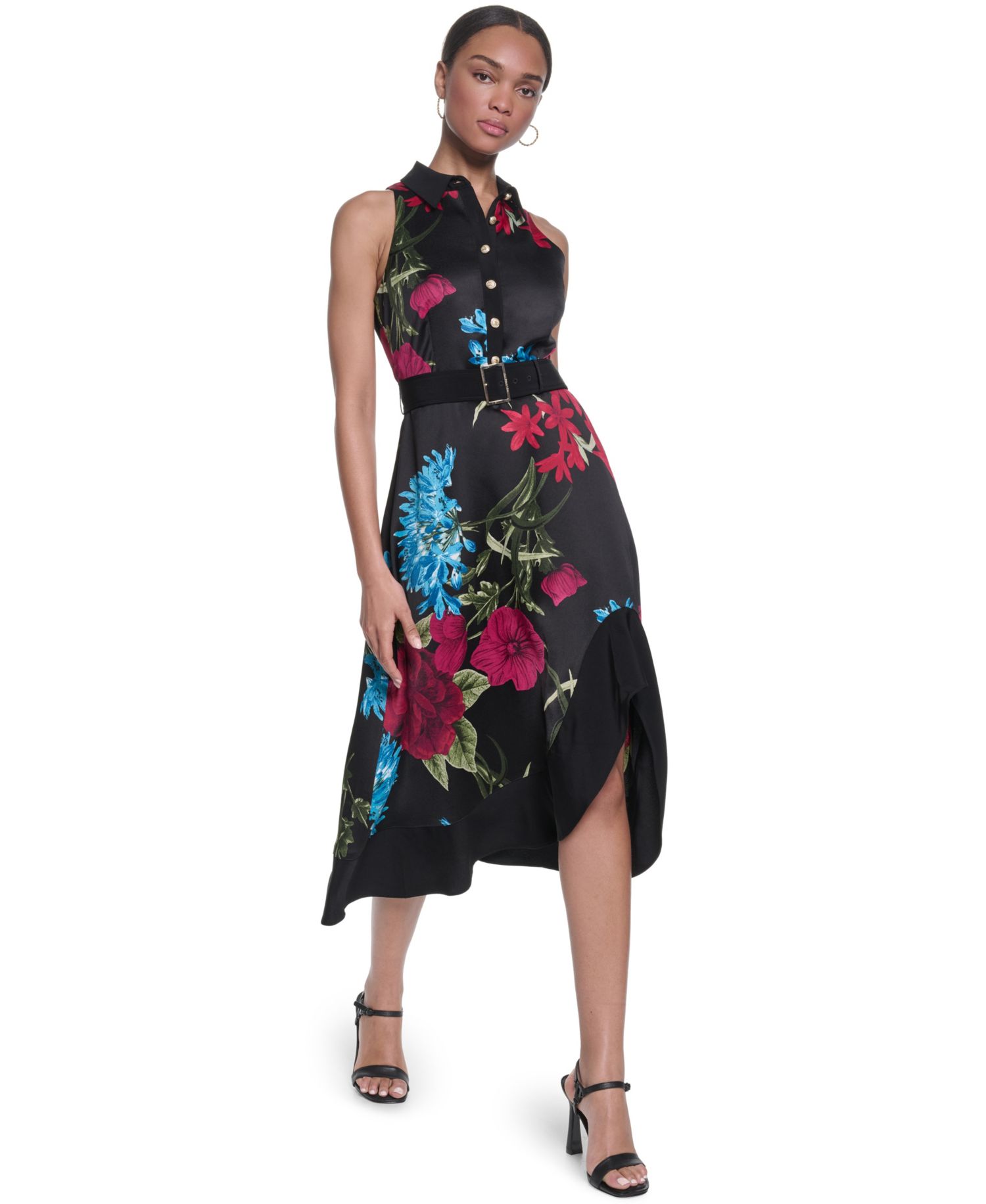 Women's Printed Midi Dress