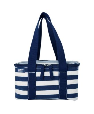 Rectangular Small Cooler Bag Insulated 1.5 Gal, Canvas Soft Cooler with Tote Handles and Zip Closure