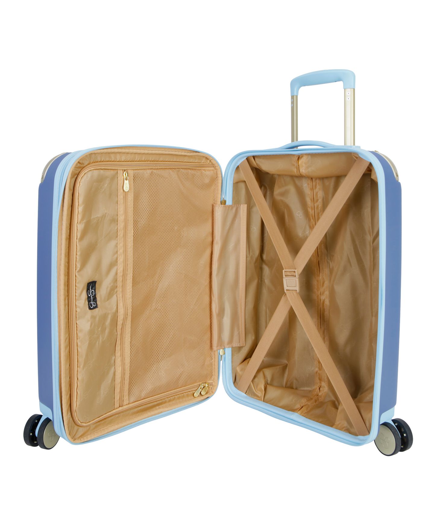 Чемоданы Jessica Simpson Sag Harbor 3 Piece Hardside Spinner Luggage Set, цвет: Синий — фото 33