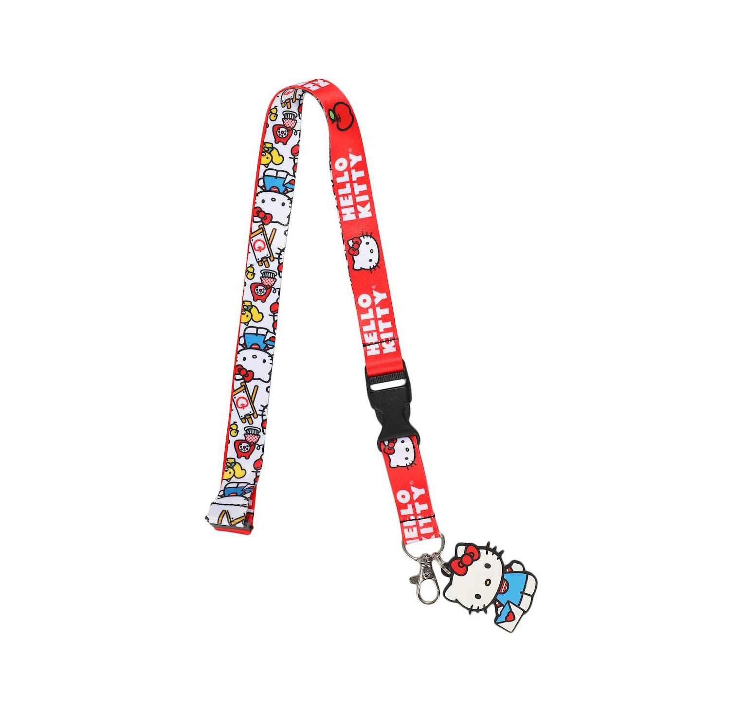 Lanyard with Breakaway Rubber Charm and ID Sleeve