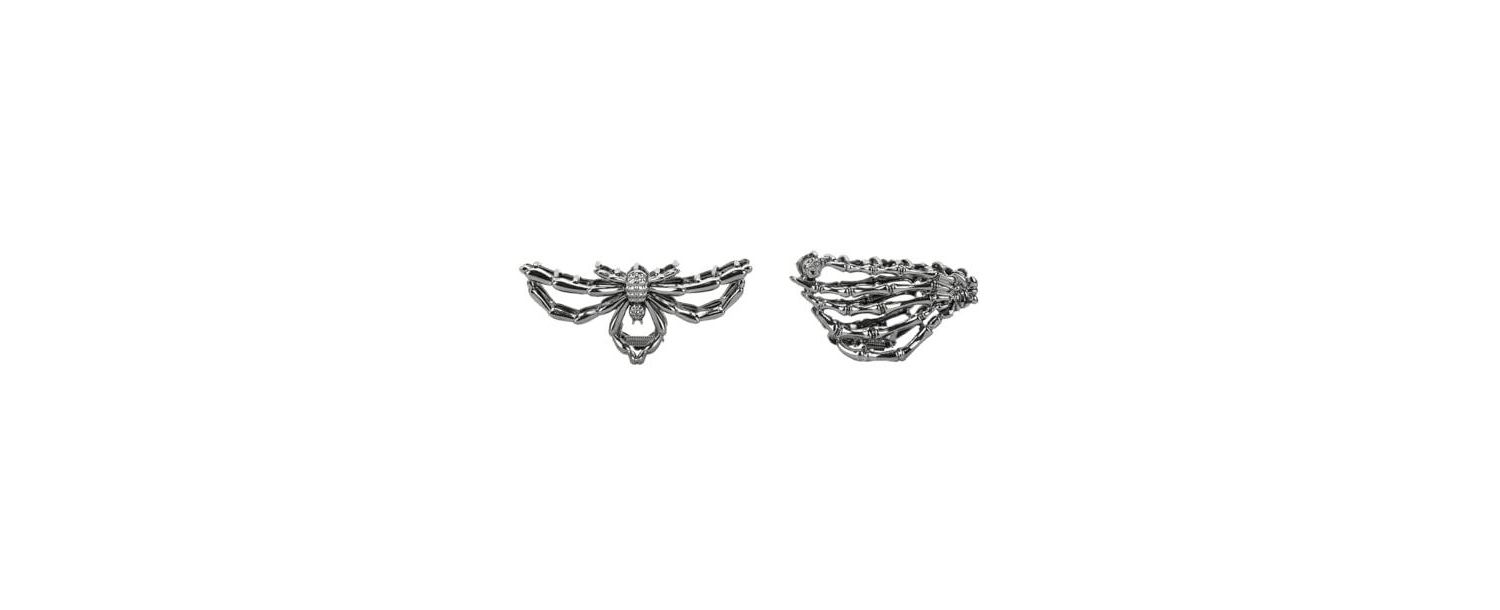 Halloween Claws 2-Piece Metal Hair Clip