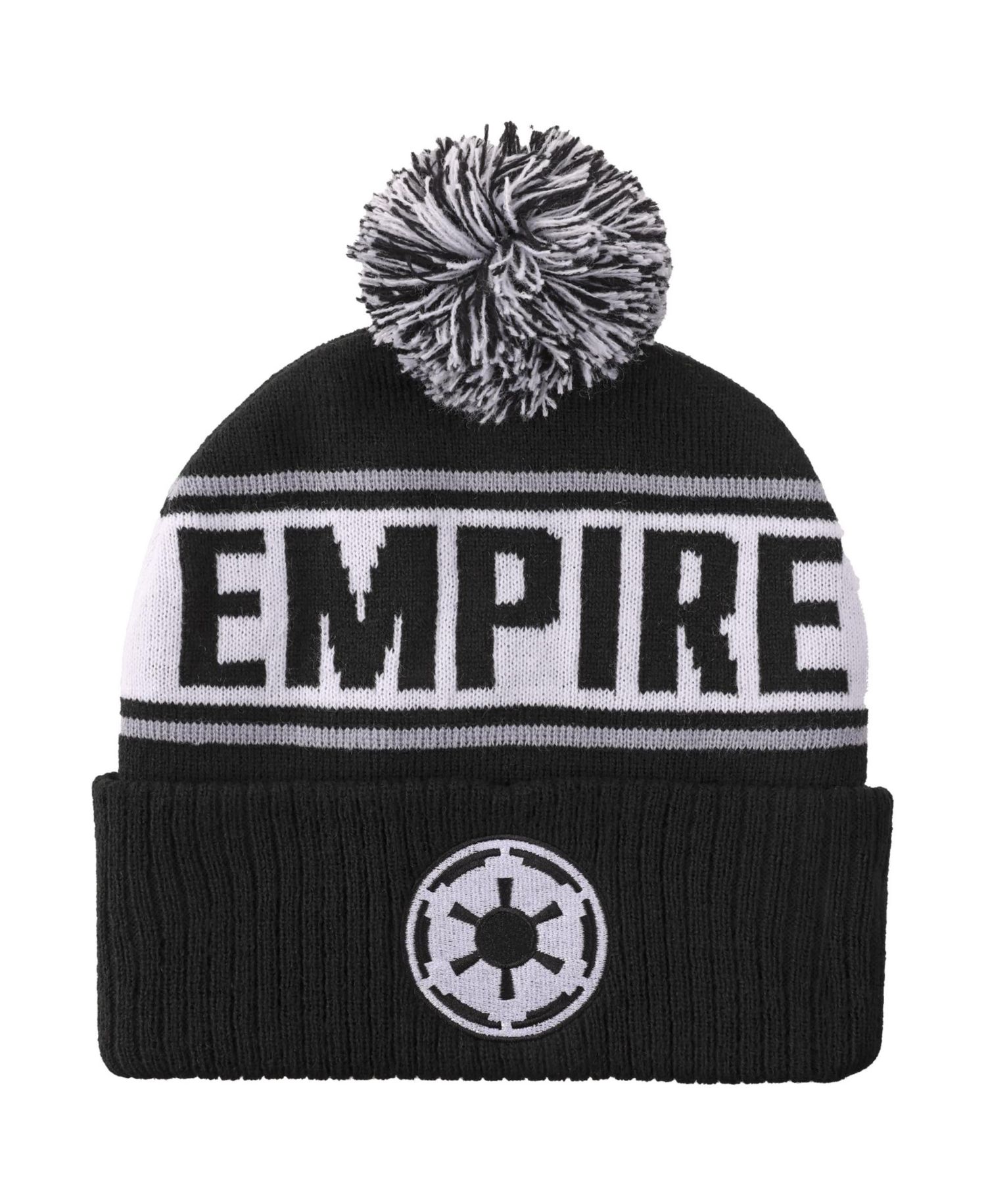 Men's Galactic Empire Black Cuff Beanie.