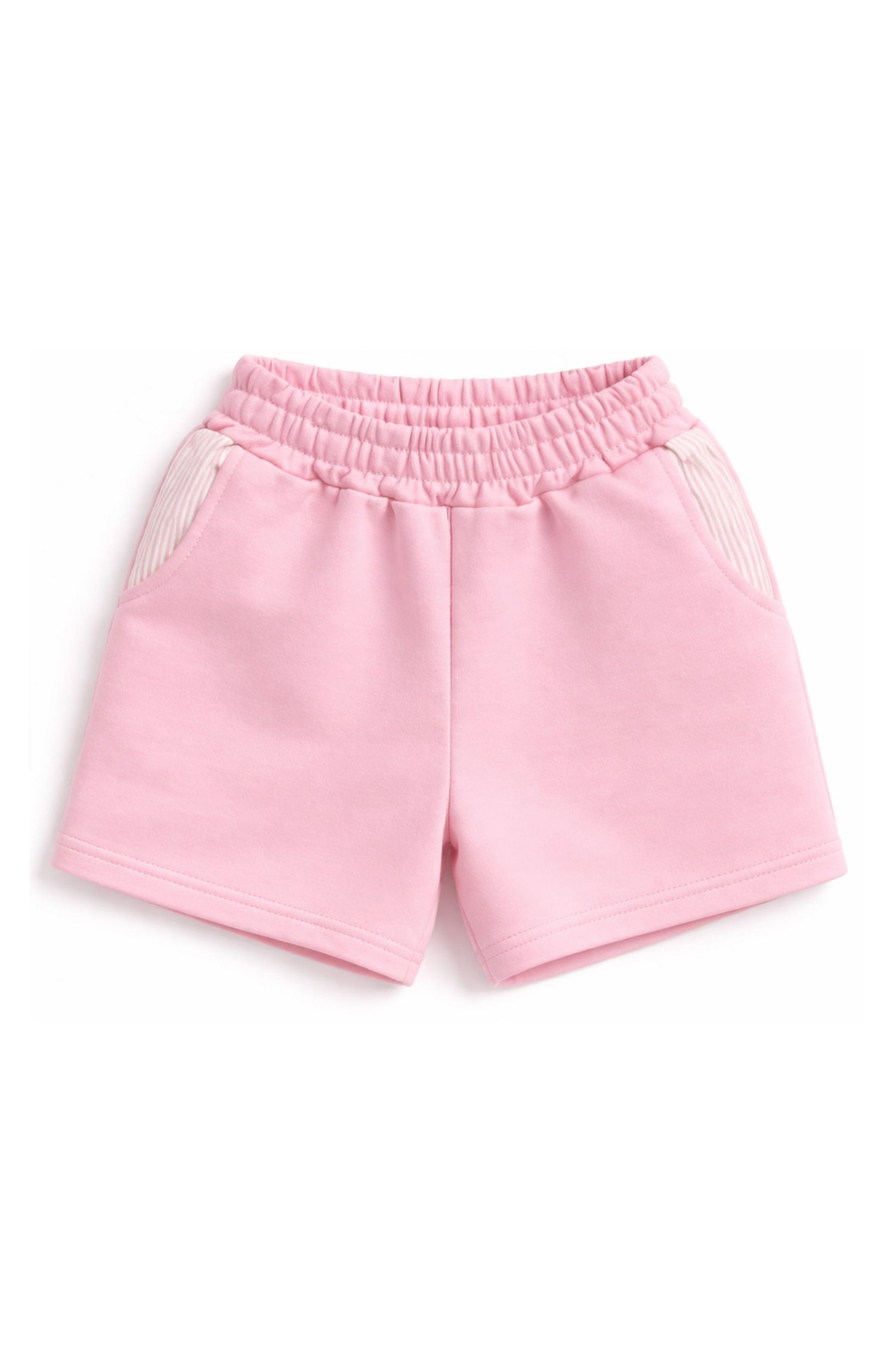 Baby Girls Seersucker Pocket Shorts