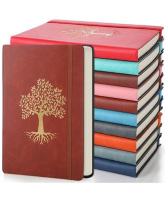 Lined Journal Notebook Leather Hardcover Writing Diary