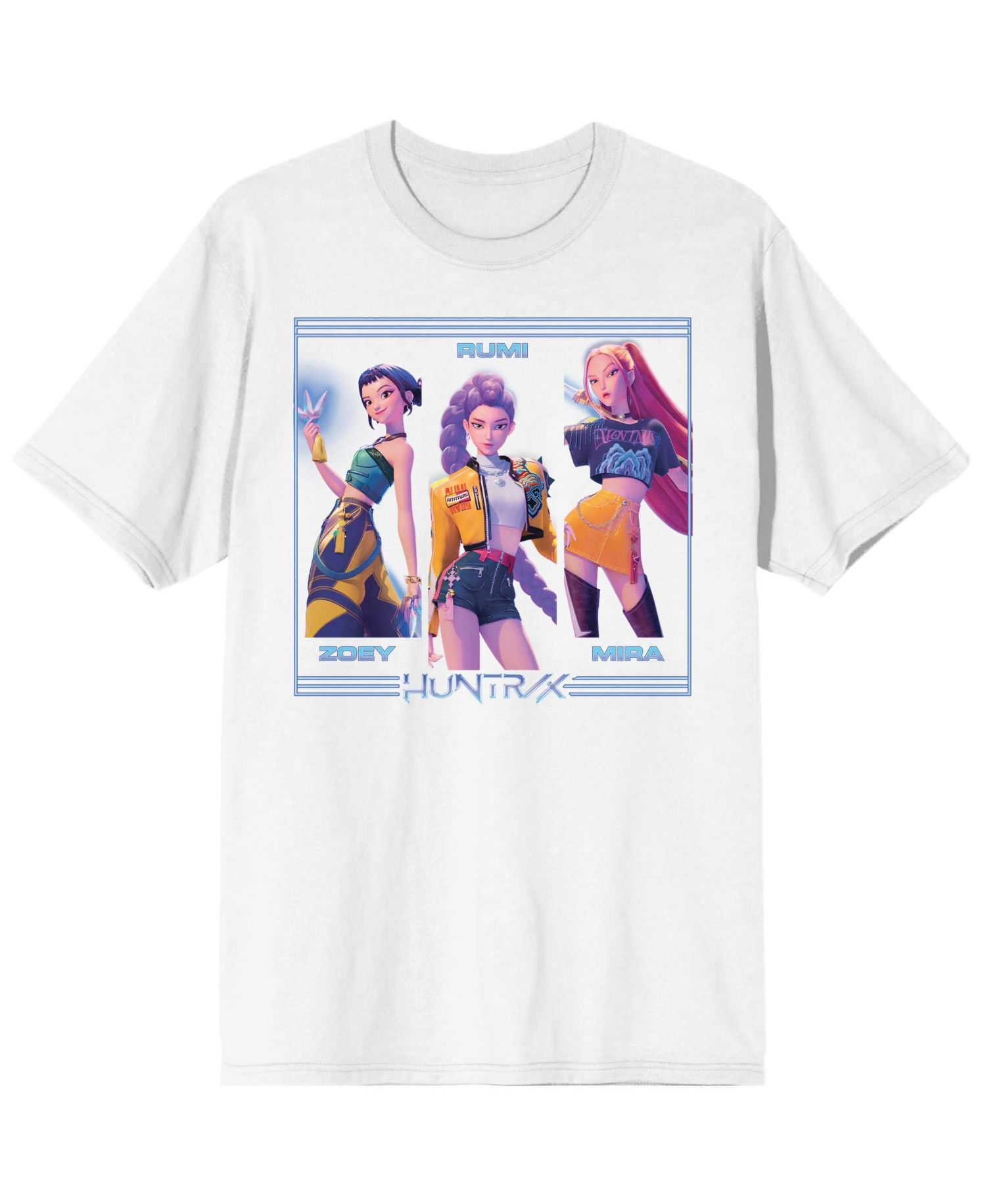 Boys Huntrix on White Short Sleeve Kids T Shirt