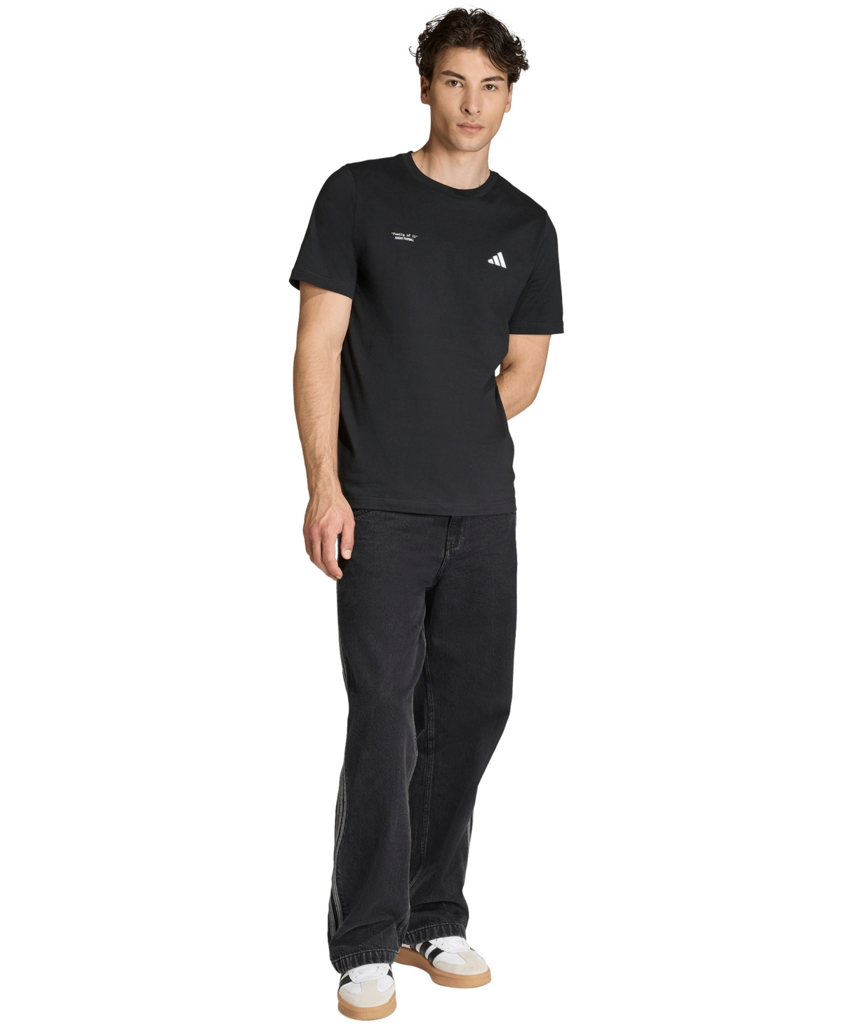 adidas Men's Football Slogan Graphic T-Shirt