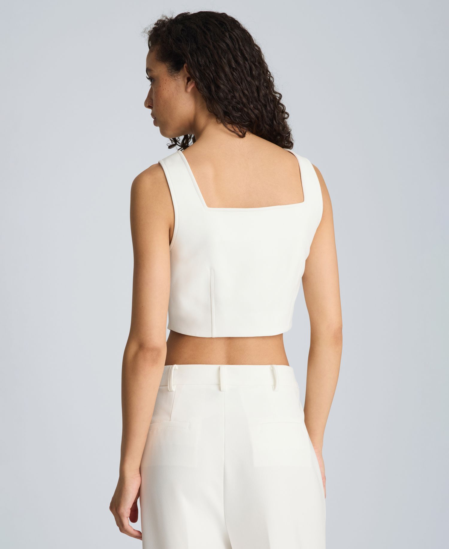 Women's Fitted Square Neck Bodice Top