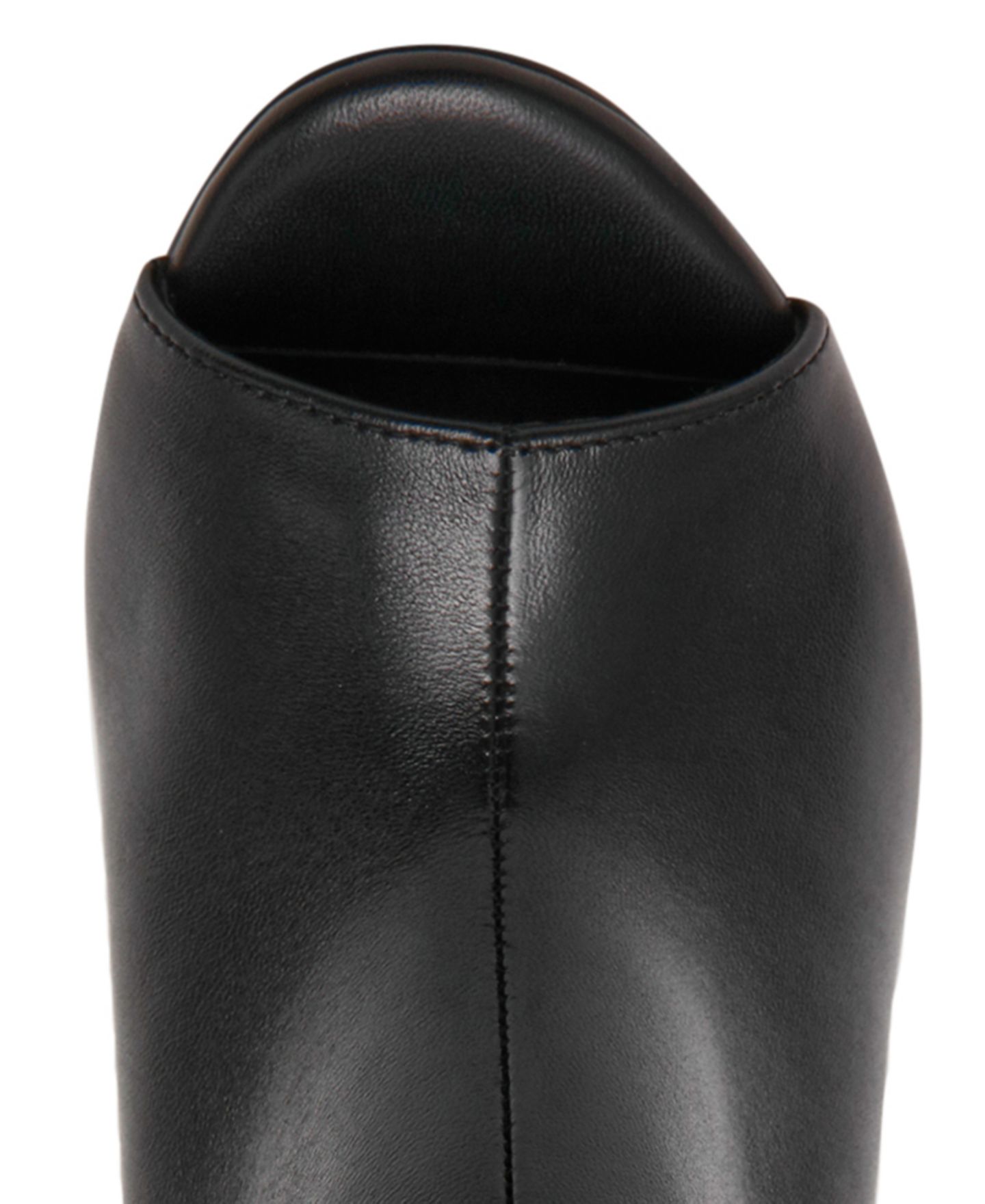 Женские ботинки Steve Madden Rylix Sculpted Wedge Booties, цвет: Чёрный кожаный — фото 4