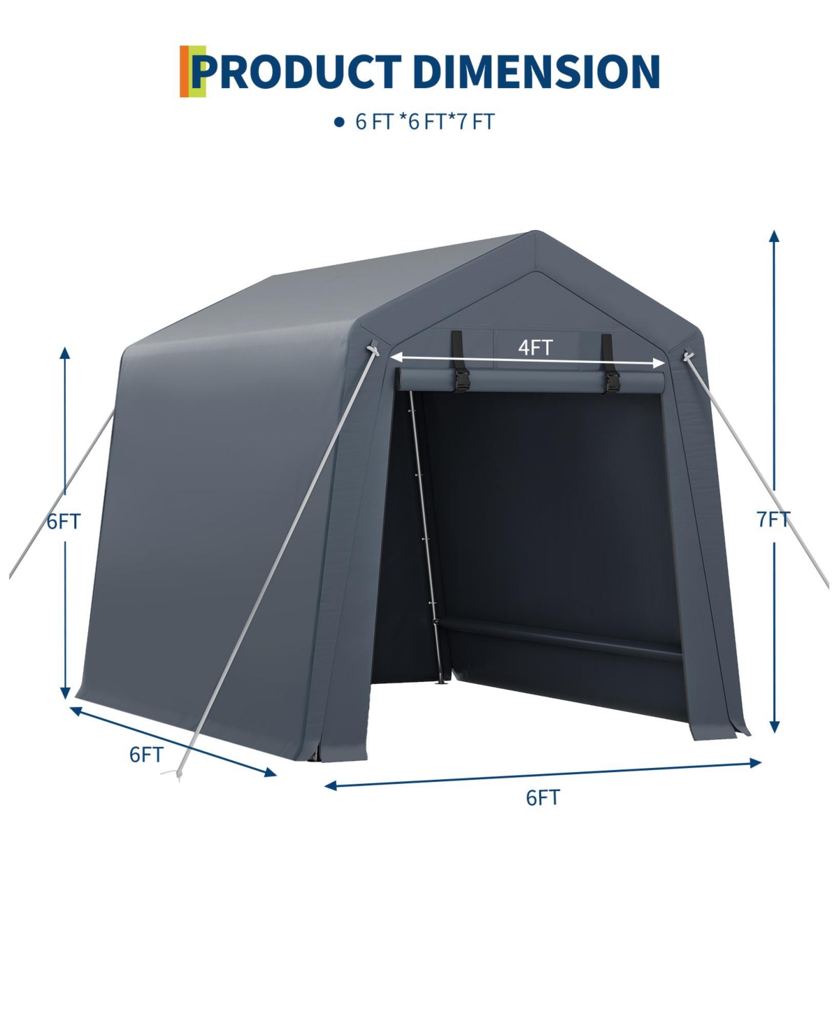 gaomon All-Weather Portable Outdoor Carport