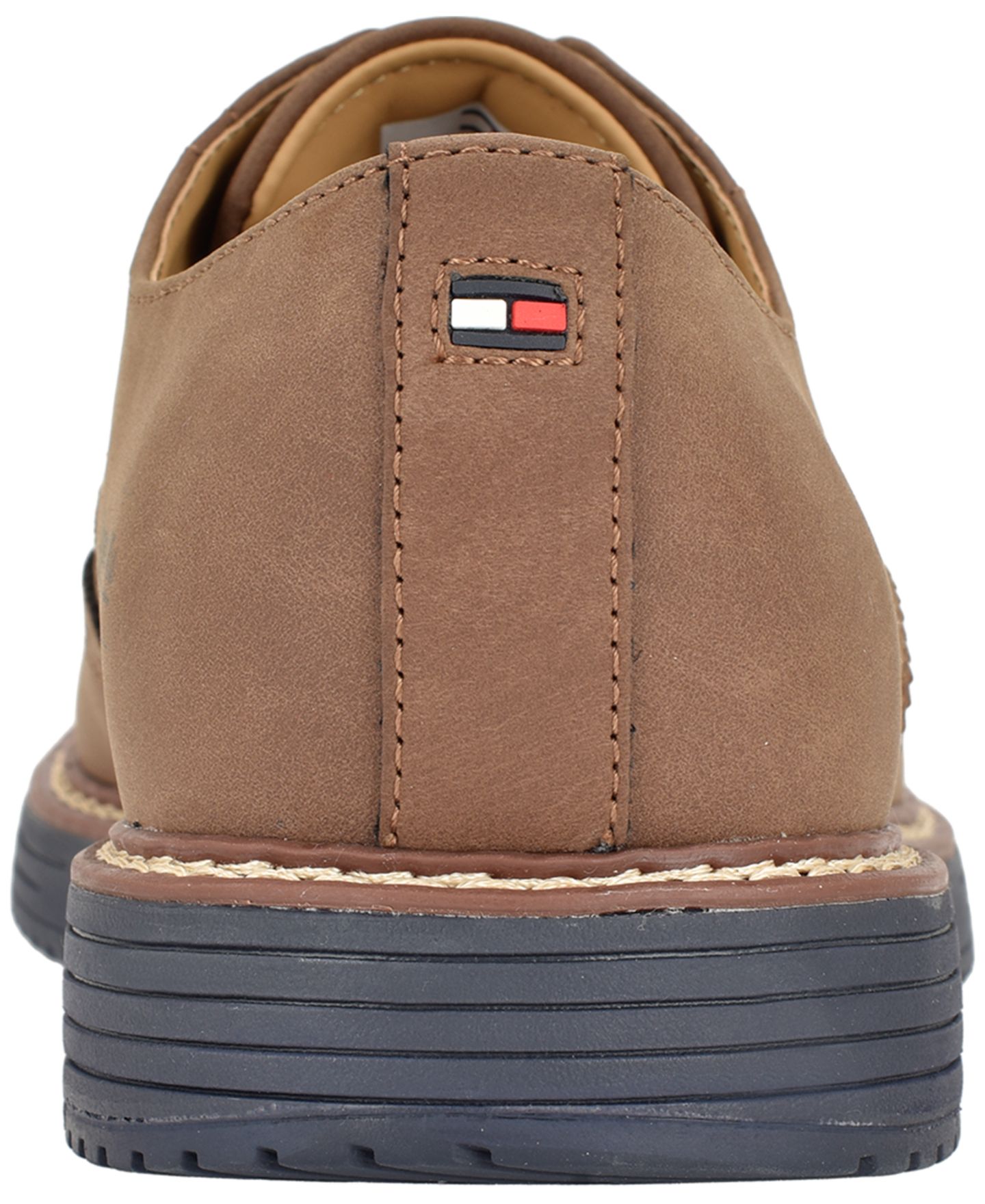 Обувь Tommy Hilfiger Men's Hinede Casual Dress Lace-Up Oxford Shoes, цвет: Коричневый / Индиго — фото 3