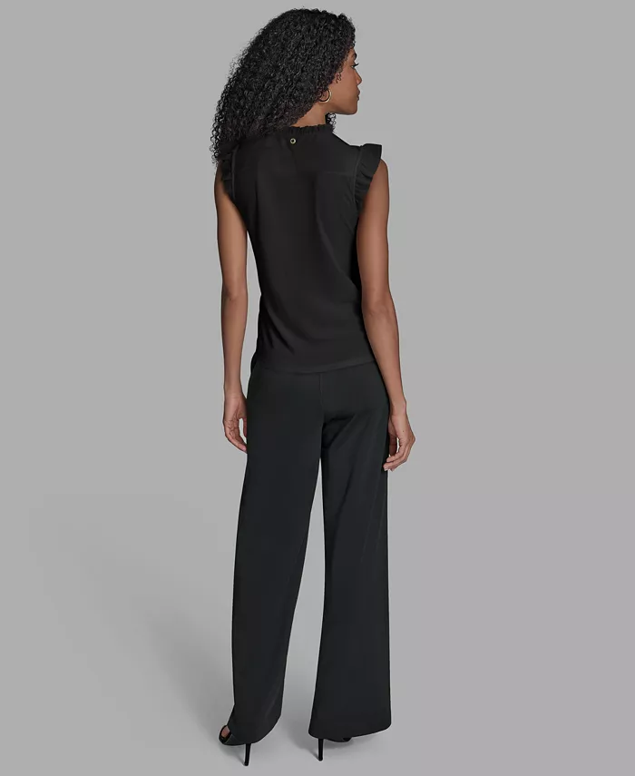 Women's Sleeveless Button-Down Blouse - thumbnail 10