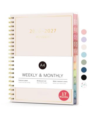 Academic Planner 2026-2027 Weekly Monthly A5