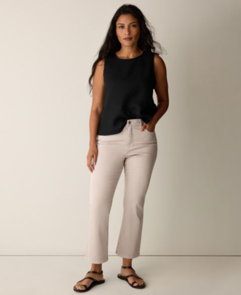 Женские джинсы Eileen Fisher Slim Ankle, цвет: Пшеничный