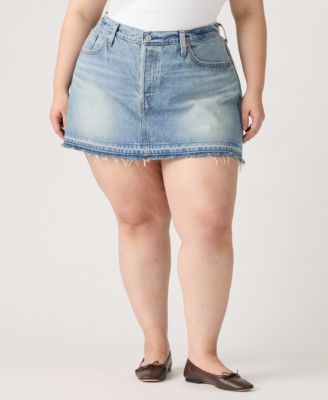 Premium Plus Icon Cotton Denim Skirt