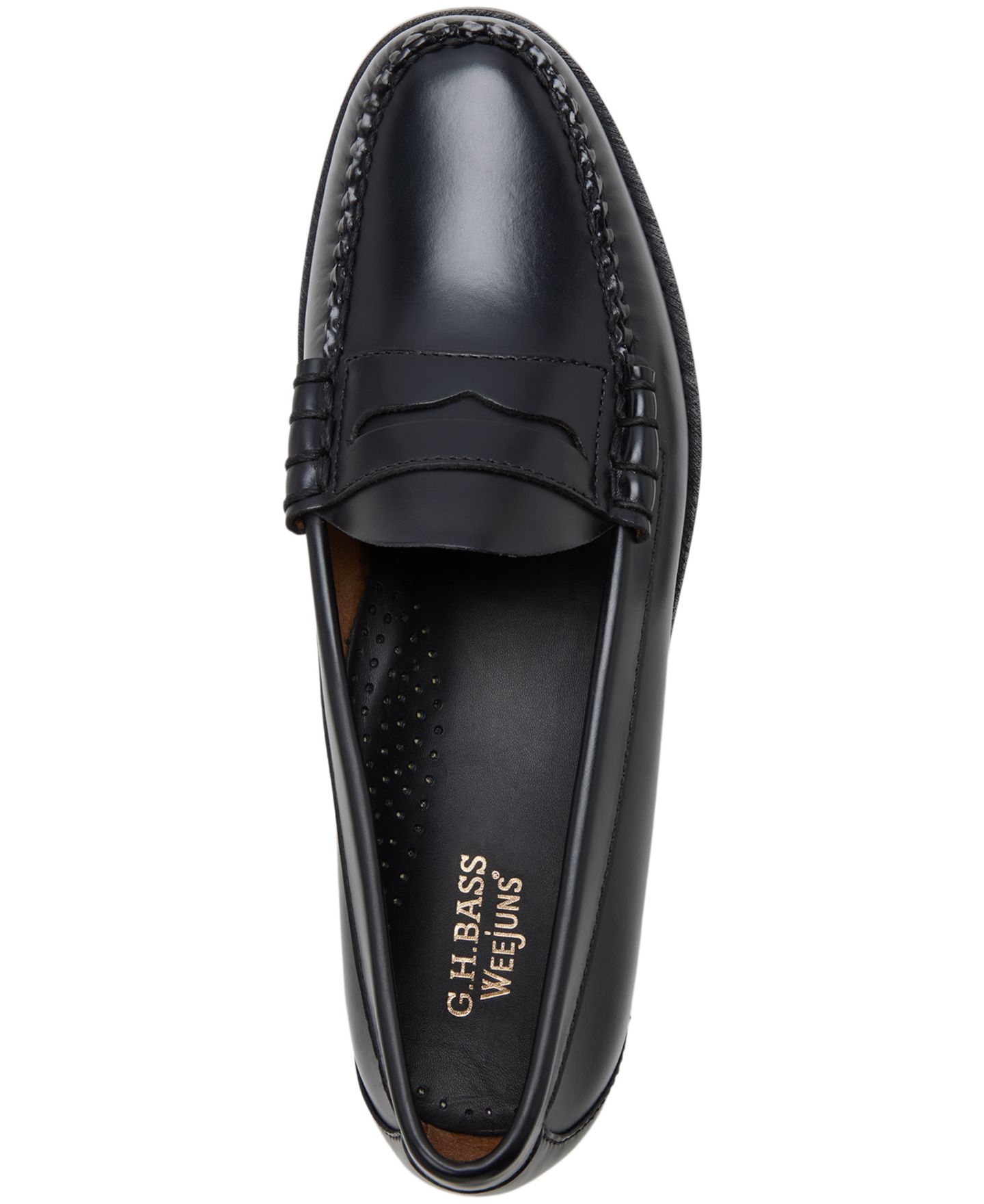 Мужские туфли G.H.BASS Larson Weejuns® Slip-On Loafer, цвет: Чёрный — фото 4