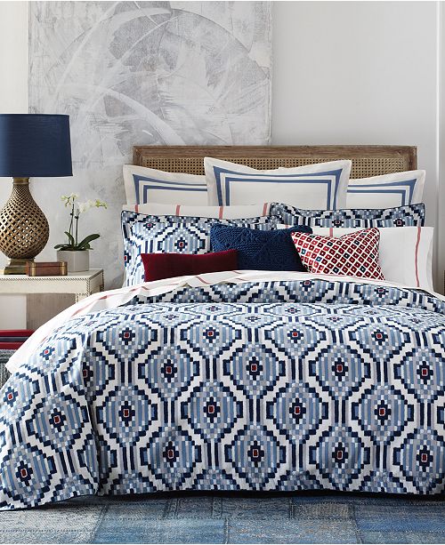 Tommy Hilfiger Ellis Island Ikat Comforter Sets Reviews