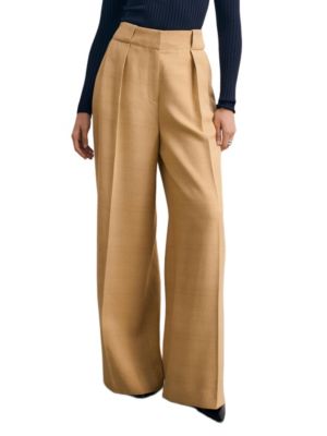 Women's Lyon Textured High Waist Pants