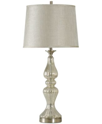 fluted glass table lamp