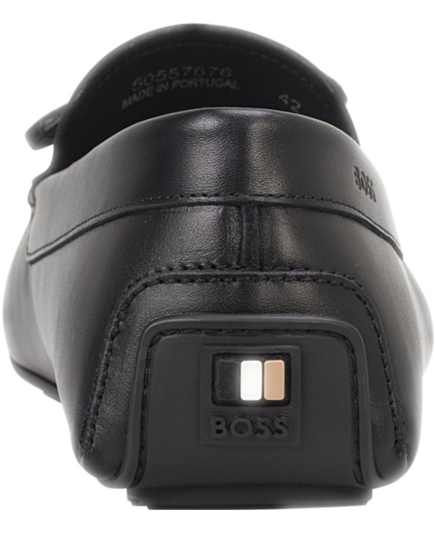 Мужские туфли Hugo Boss Noel Moccasin Slip-On Driving, цвет: Чёрный — фото 2