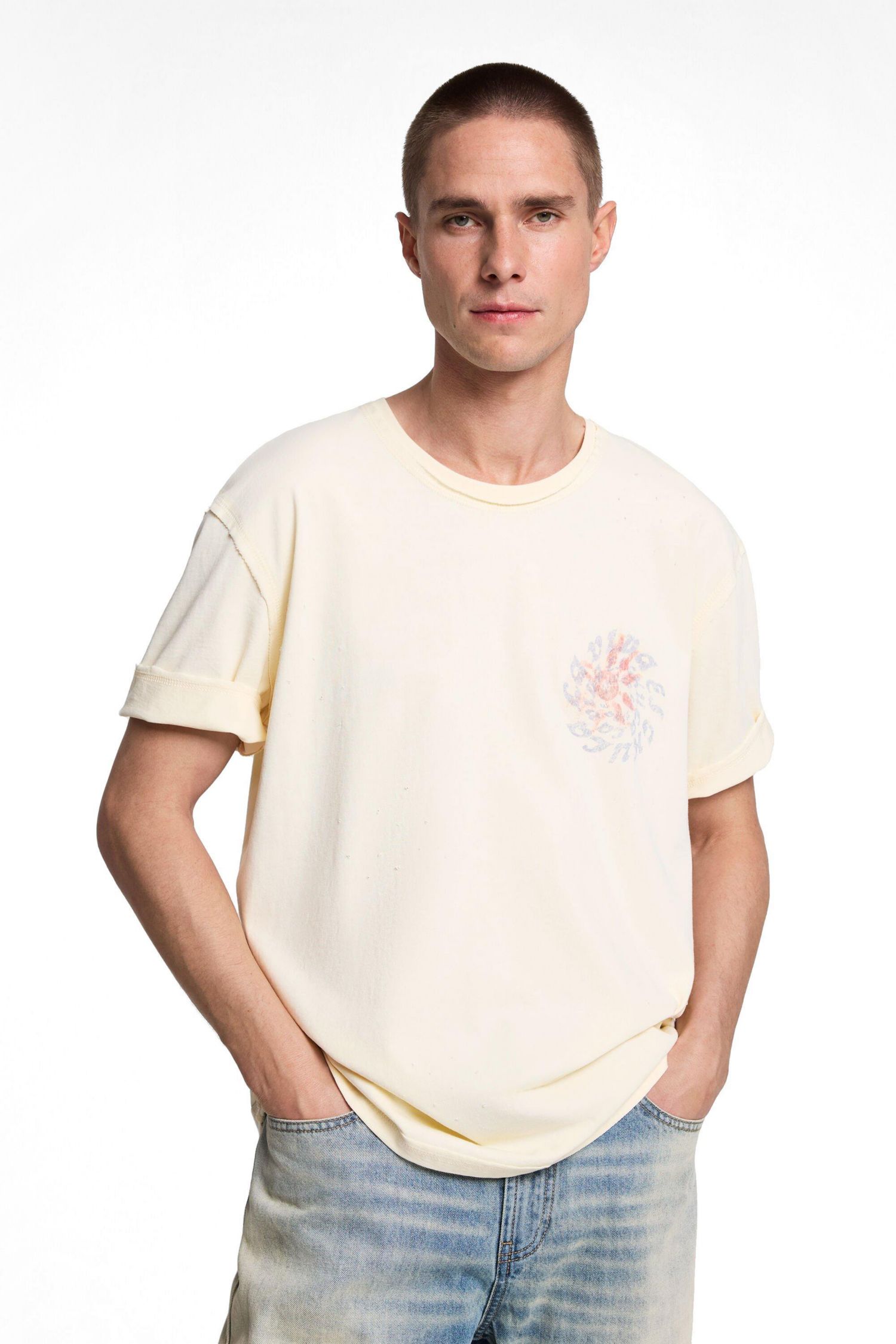 Men's Printed cotton T-shirt